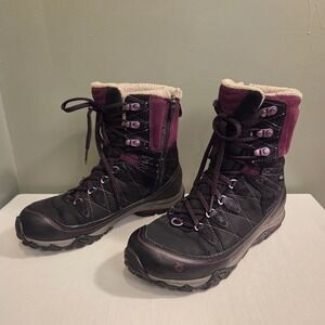 Oboz Footwear Women's 8" Juniper B-Dry Insulated Hiking Boots Size 9